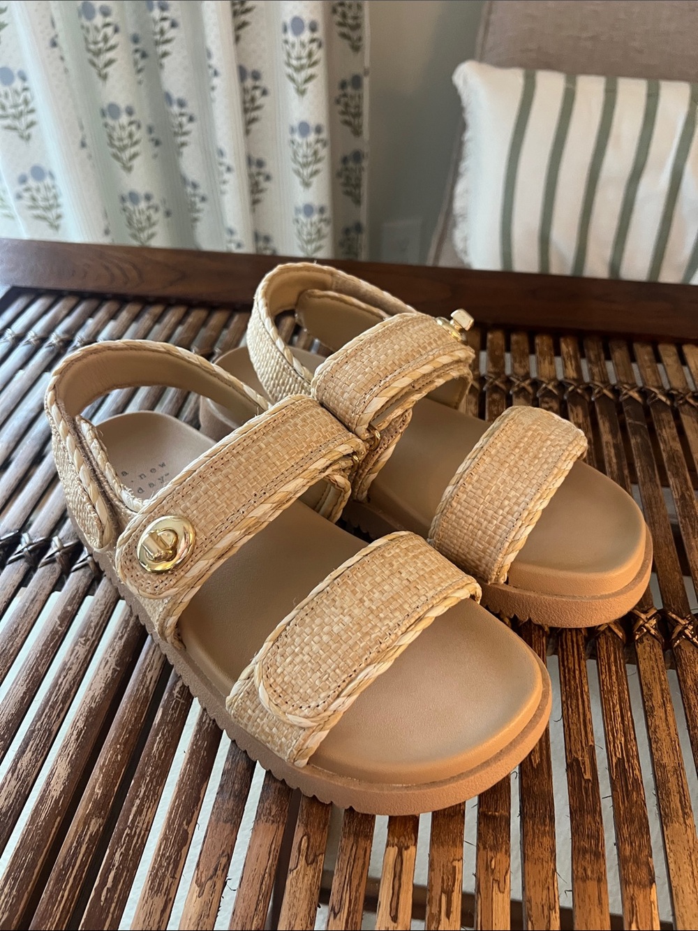 A New Day Woven Strap Sandals